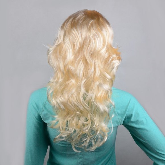 Wavy Blonde Hair Wig - Chest Length - Picture 2 of 9